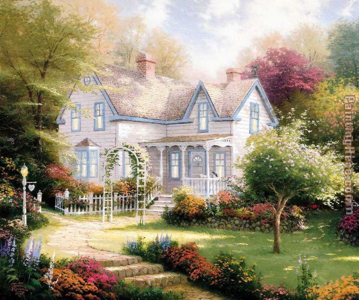 Thomas Kinkade Home Is Where The Heart Is II